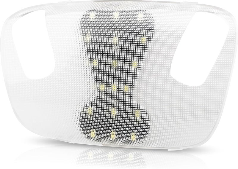 Best View LED Interior Roof Dome Light Cover Clear Lens Overhead with White PCB for 1999-2007 Fo-rd F250 F350 F450 F550 Excursion, F150 Expedition Mustang Taurus, 6000K White Dome Lamp Kit, 1 Set - Image 1